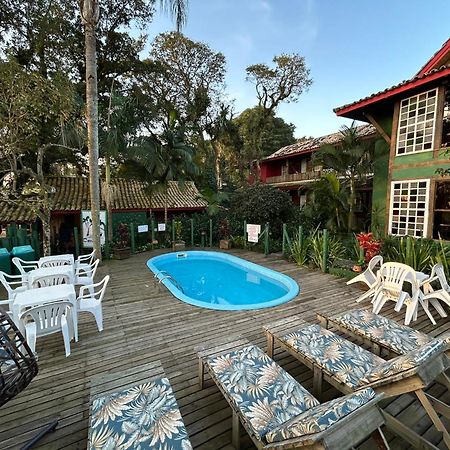 Pousada Canoa Azul Na Praia Da Ferrugem Garopaba Exterior foto
